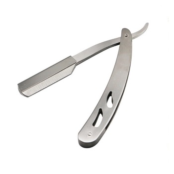 Brici profesional pentru ras Sincise, otel inoxidabil cu lama interschimbabila, argintiu Brici profesional pentru ras Sincise, otel inoxidabil cu lama interschimbabila, argintiu