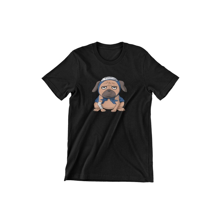 Gyerek póló Naruto Shippuden, Pakkun, év/cm, Fekete