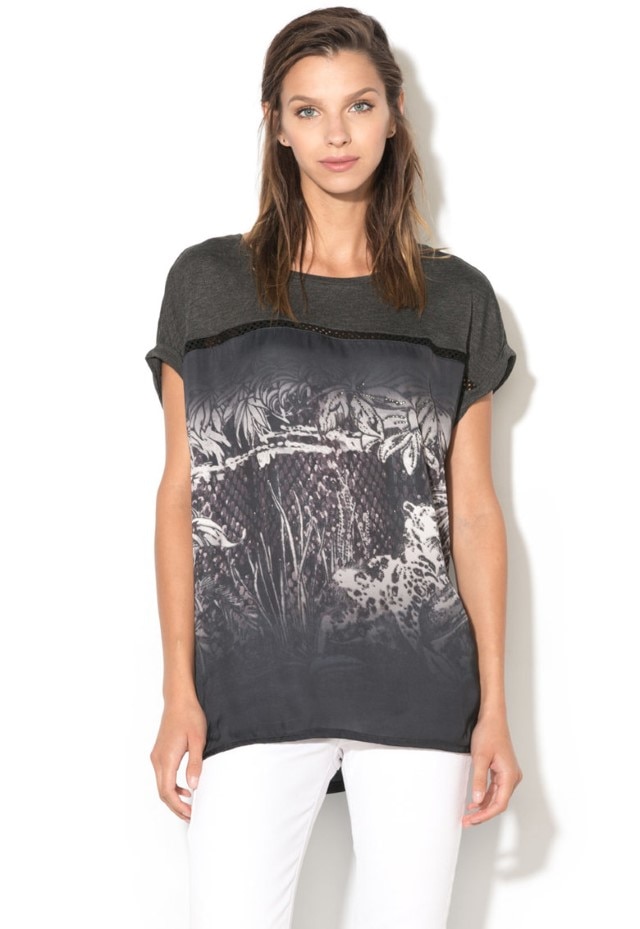 Bluza Desigual 34, Gri, 17WWTK73