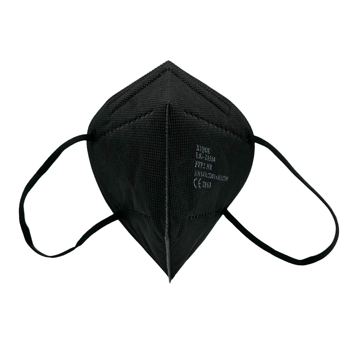 Set 15 Masti sanitare FFP2 KN95, 5 straturi, culoare negru, certificate CE