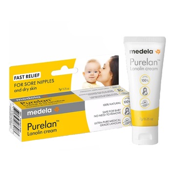Crema de lanolina pentru ingrijirea mameloanelor Medela Purelan, 7g Crema de lanolina pentru ingrijirea mameloanelor Medela Purelan, 7g
