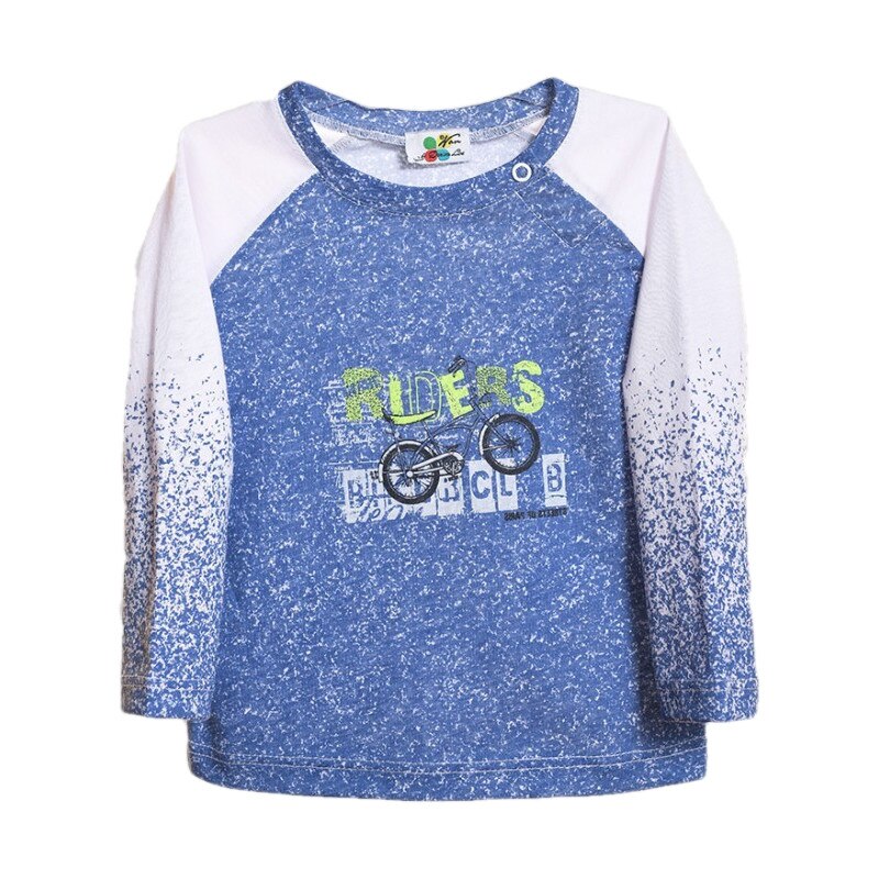 Bluza bebe maneca lunga RIDERS, blue