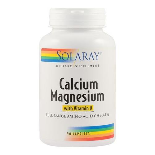 Calcium Magnesium With Vitamin D Solaray Secom 90cps