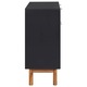 Dulap vidaXL, 90 x 33,5 x 75 cm, lemn masiv de acacia si MDF, 26.1 kg