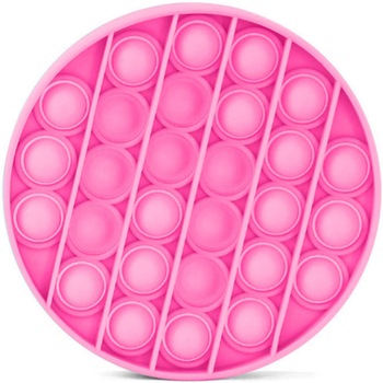 Jucarie senzoriala antistres, Pop It Now, Push Bubble, roz, 12.5 x 12.5 x 1.5 cm Jucarie senzoriala antistres, Pop It Now, Push Bubble, roz, 12.5 x 12.5 x 1.5 cm