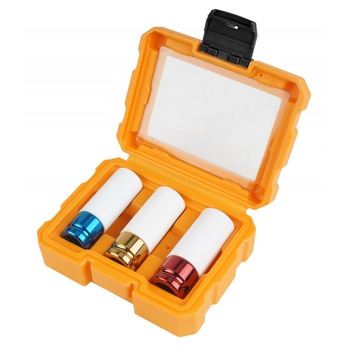 Set (3 buc) tubulare pentru impact, 17 mm, 19 mm, 21 mm - TOLSEN Set (3 buc) tubulare pentru impact, 17 mm, 19 mm, 21 mm - TOLSEN