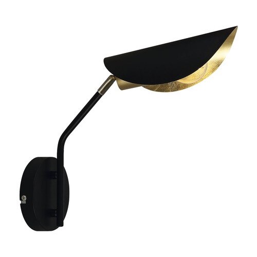 Aplica de perete Brise Ap1E27 max. 1x40W, negru/auriu