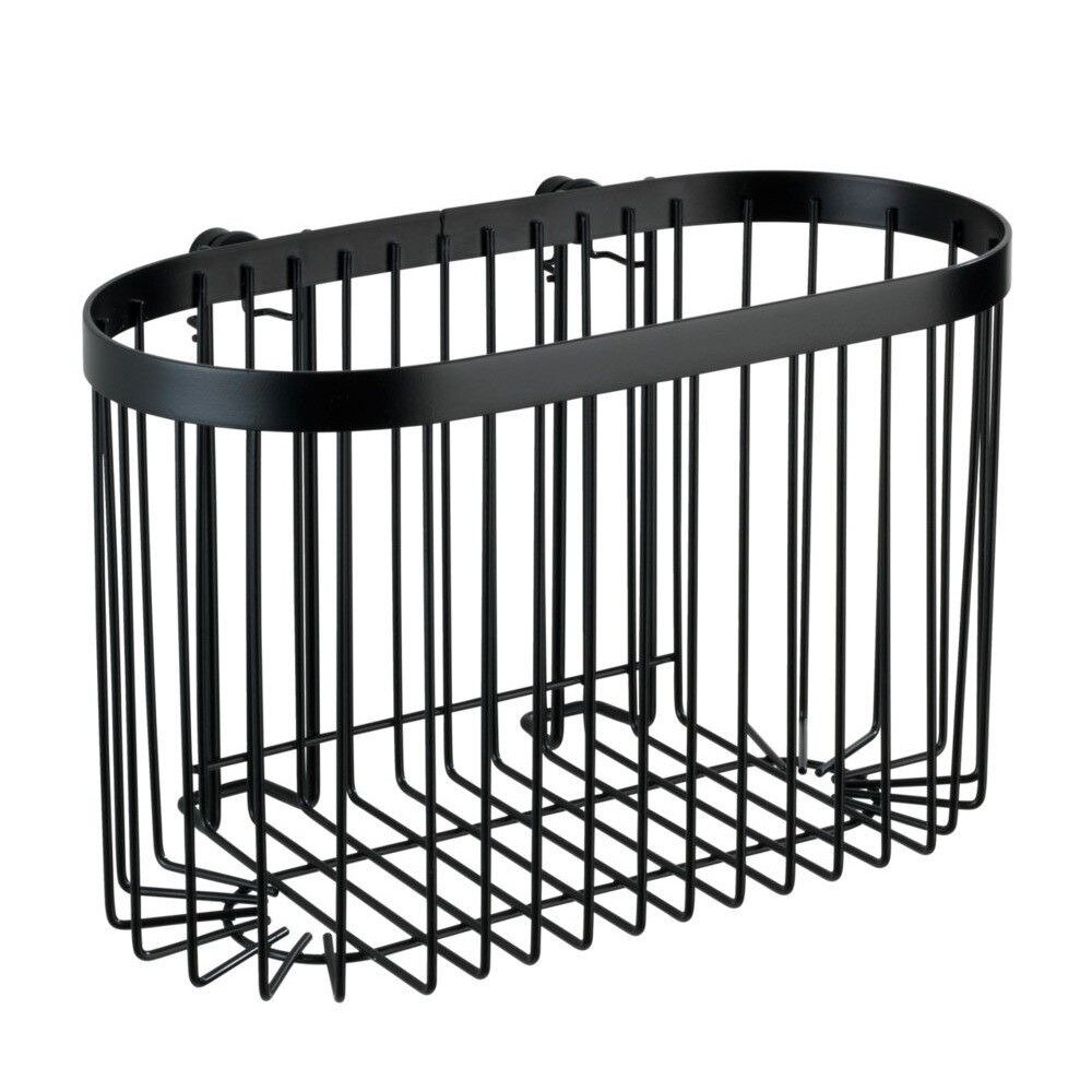 Raft de baie Classic Plus, Negru, 14,5x26,5x16,5 cm, Wenko