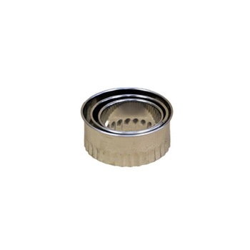 Set 3 forme biscuiti rotunde canelate din metal Set 3 forme biscuiti rotunde canelate din metal