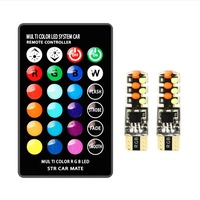set 2 becuri pentru pozitie sau plafoniera rgb cu telecomanda - t 10 cu diferite functii imagen 30_0_
0