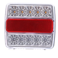 set 2 lampi frana - remorcaplatformaperidoc cu led-uri colorate smd functii de semnalizare frana pozitie si iluminare numar inmatriculare imagen 10_0_
0