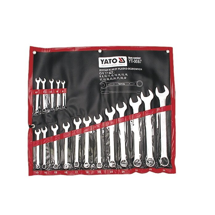 Set 17 chei combinate Yato 8-32 mm