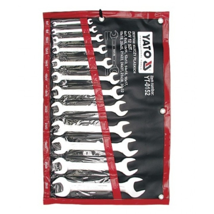 Set 12 chei fixe Yato 6-32 mm