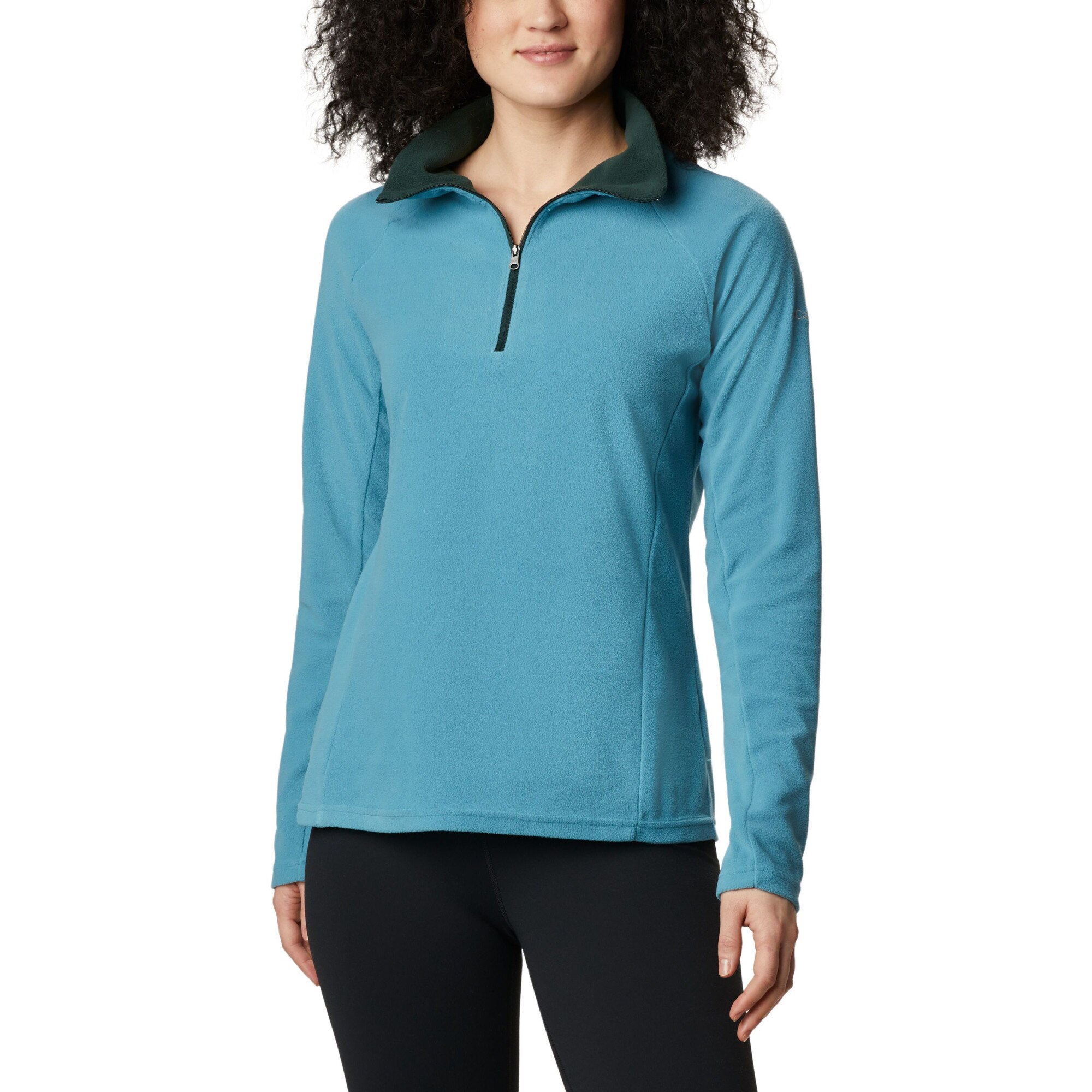 Bluza sport pentru femei, Columbia Glacial IV 1/2 Zip, Albastru