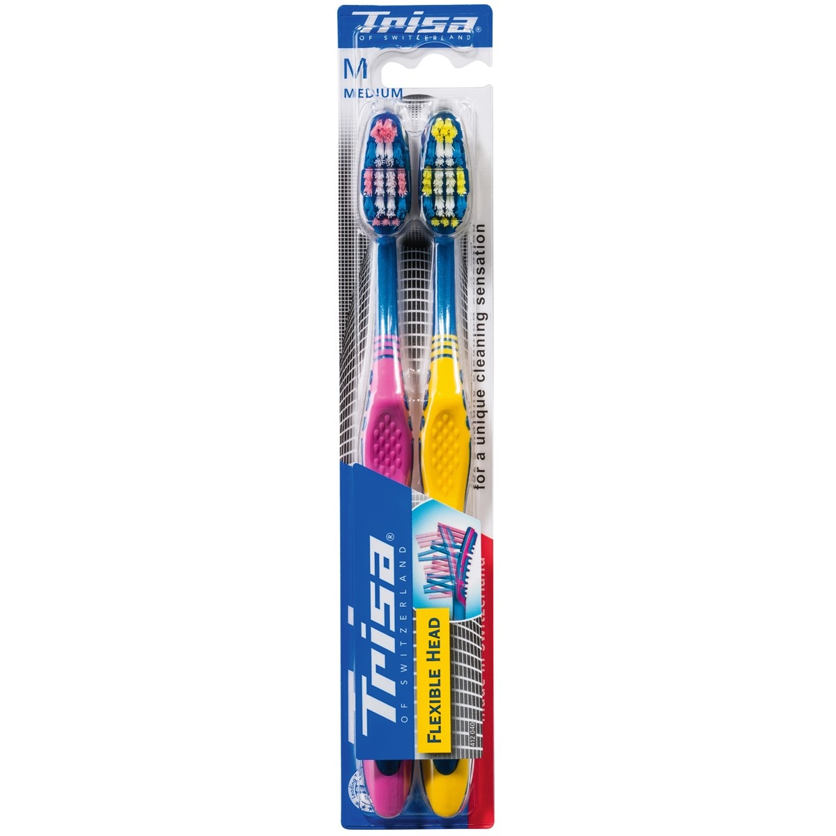 Periuta de dinti Trisa Flexible Head 3 Duo Medium