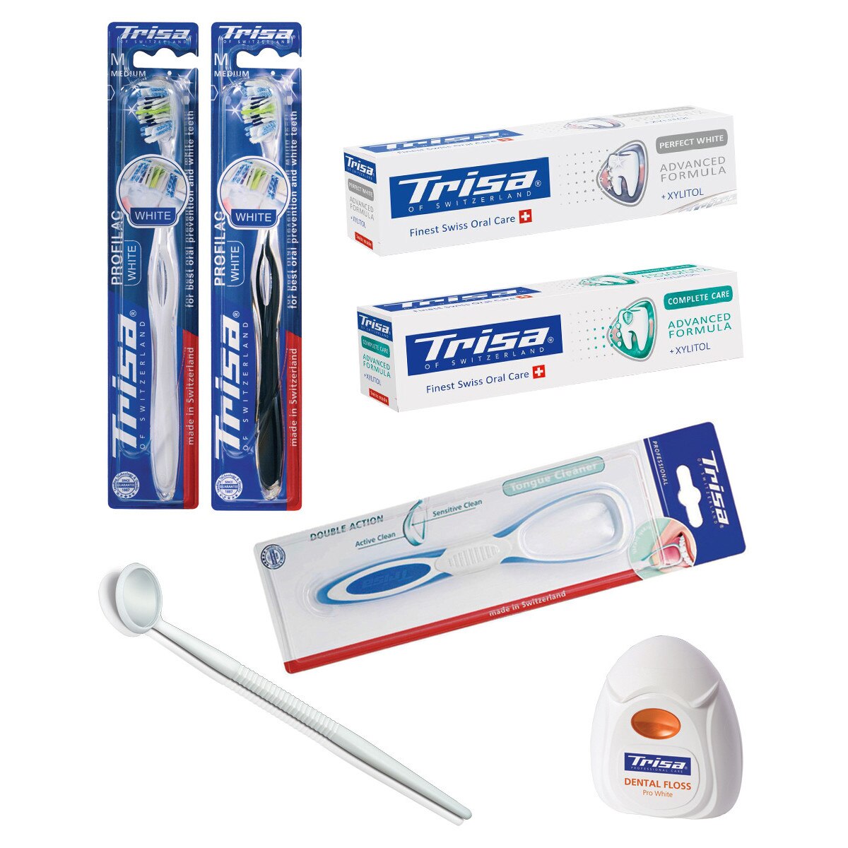 Pachet ingrijire orala Trisa Oral Care White