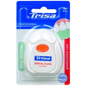 Ata dentara Trisa Pro White pentru albire, 40 metri Ata dentara Trisa Pro White pentru albire, 40 metri