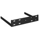 Set rafturi de perete suspendate vidaXL, 2 buc., negru, 23x23,5x3,8 cm, MDF 1.5 kg