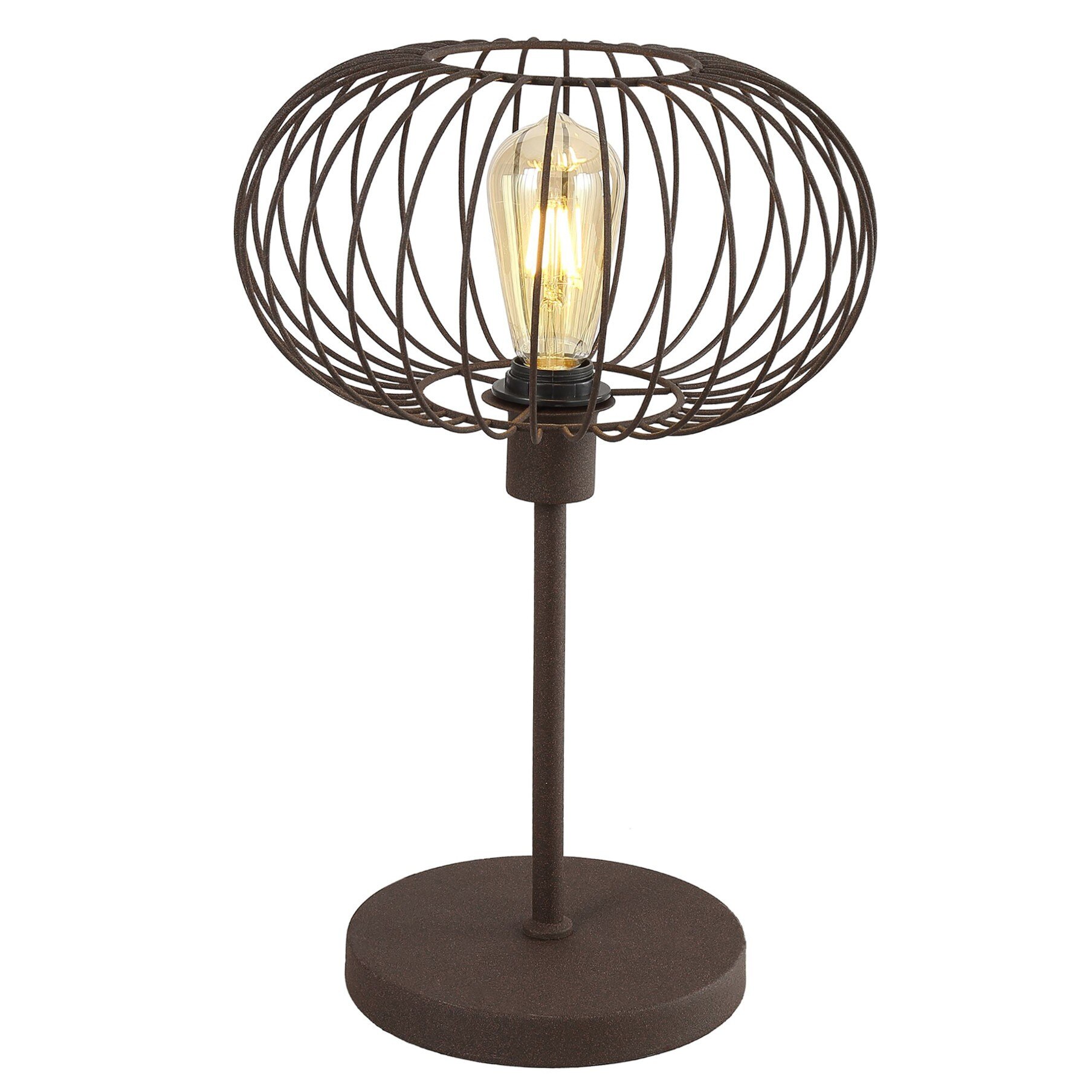 Veioza Wire KL108018, 1 x E27, ruginie