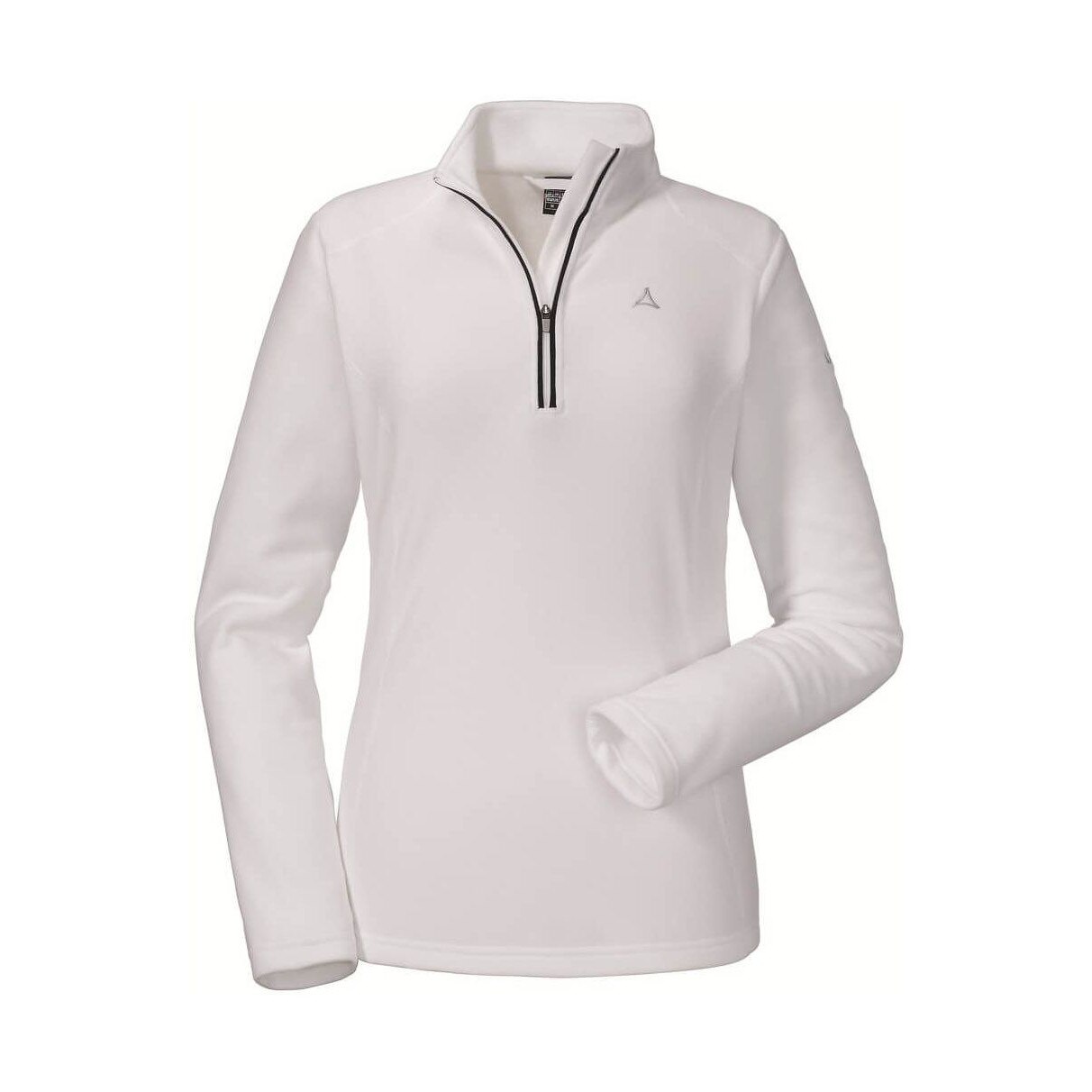 Bluza polar femei, Schöffel Fleece Halfzip Sydney1, Alb