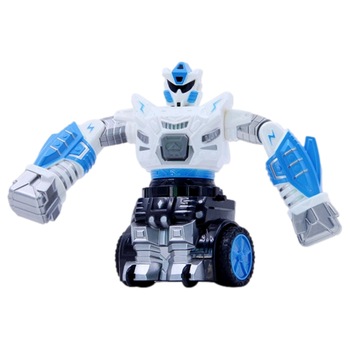 Robot inteligent Razboinic de lupta, Efecte Luminoase si Sonore, alb Robot inteligent Razboinic de lupta, Efecte Luminoase si Sonore, alb