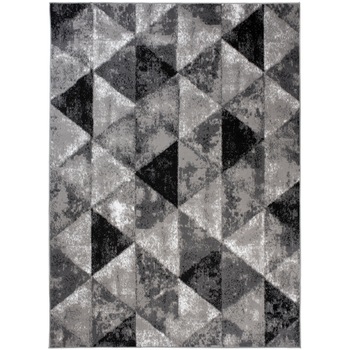 Covor Luxury Modern Short Pile Chemex DK25B gri 160x220 Covor Luxury Modern Short Pile Chemex DK25B gri 160x220