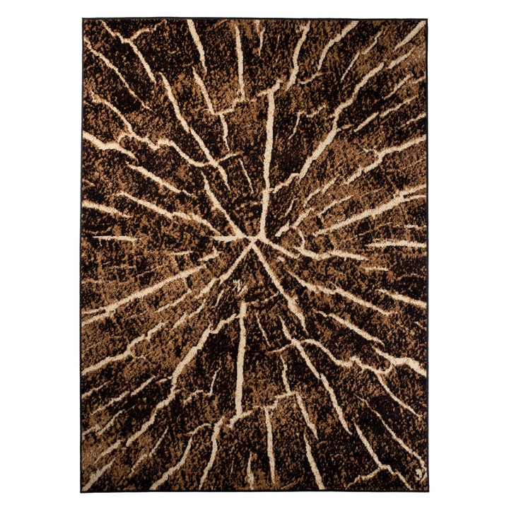 Modern szőnyeg canvas Q710A fekete 80x150cm