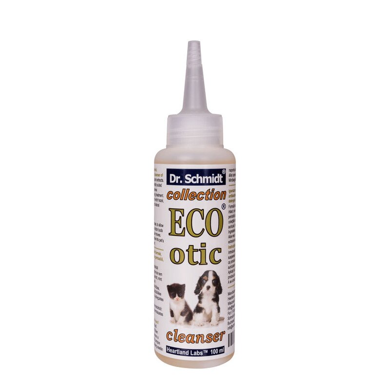 Solutie pentru igienizarea canalului auricular la caini si pisici, Dr. Schmidt ECO OTIC, 100 ml