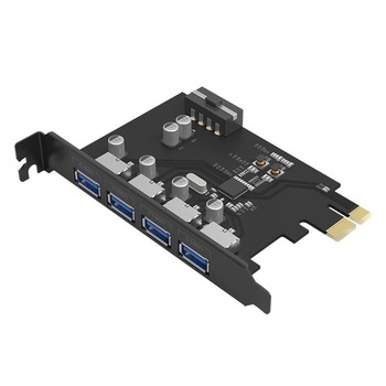 Adaptor PCI-Express Orico PME-4U 4 port-uri USB 3.0 Adaptor PCI-Express Orico PME-4U 4 port-uri USB 3.0