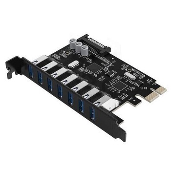 Adaptor PCI-Express Orico PVU3-7U 7 Port USB 3.0 Adaptor PCI-Express Orico PVU3-7U 7 Port USB 3.0