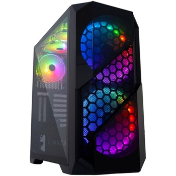 Carcasa Inaza Prism, Mid-Tower, fara sursa, E-ATX, Black Carcasa Inaza Prism, Mid-Tower, fara sursa, E-ATX, Black