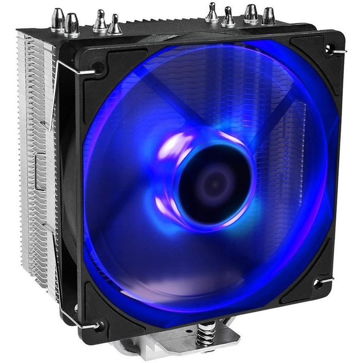 Cooler procesor ID-Cooling SE-224-XT Blue LED, compatibil AMD/Intel