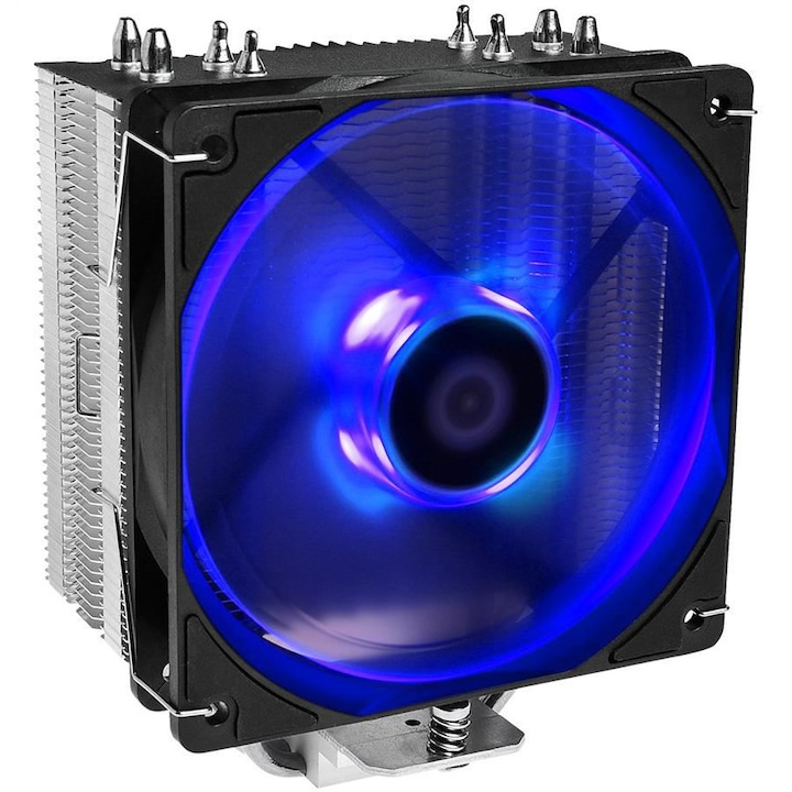 ID-Cooling SE-224-XT CPU hűtő, kék LED, AMD/Intel kompatibilis