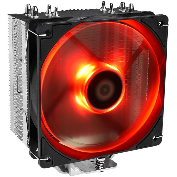 Cooler procesor ID-Cooling SE-224-XT Red LED, compatibil AMD/Intel