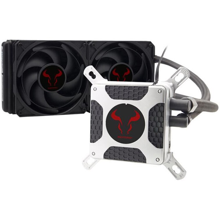 Cooler procesor Riotoro Bifrost 240 White LED, compatibil AMD/Intel