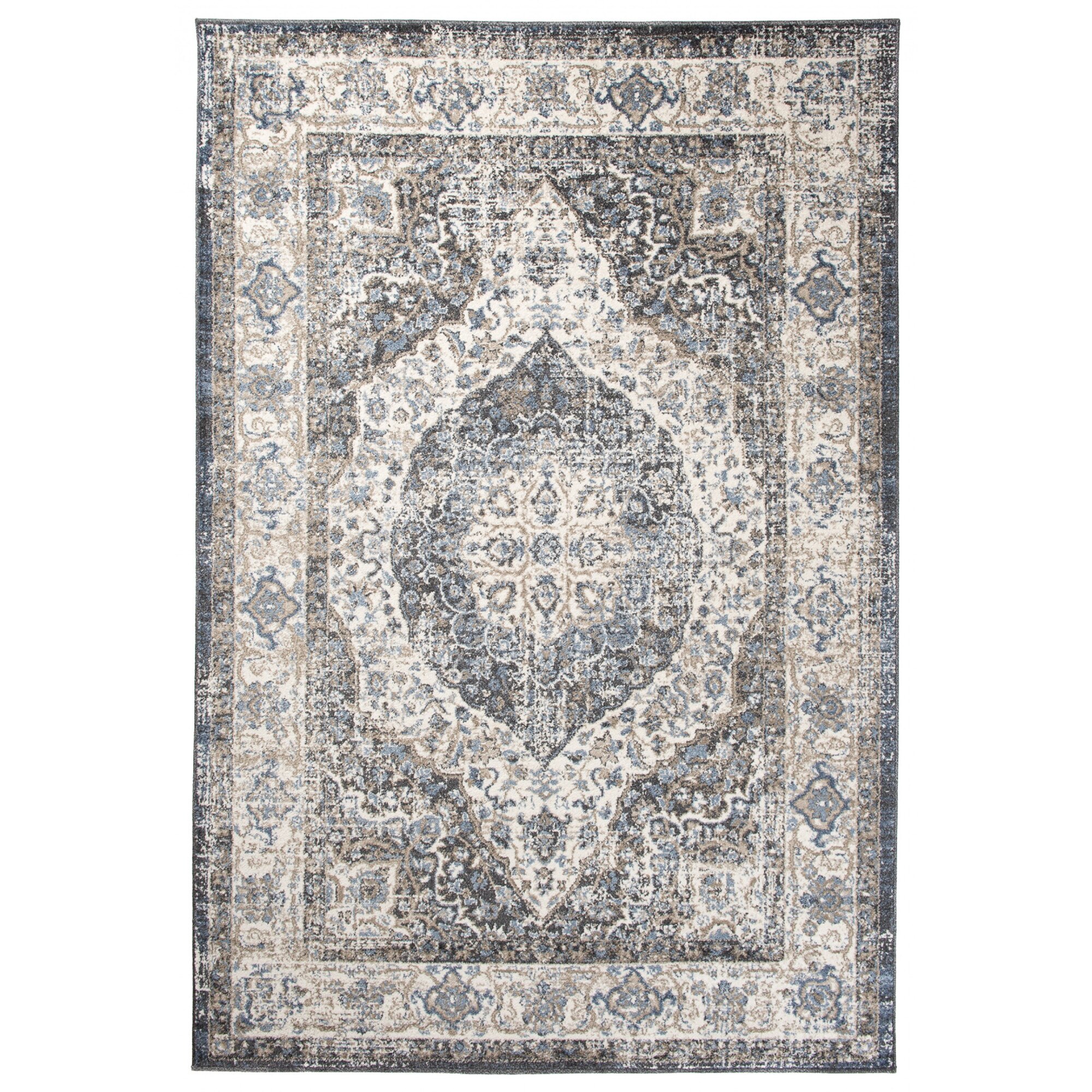 Covor Tibet Traditional Classic Chemex N238C CSV gri 80x150