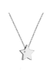 Lantisor cu pandativ steluta, Coriolan, aur alb 14K, diamant 0.01 carate, HSI, 42 cm Lantisor cu pandativ steluta, Coriolan, aur alb 14K, diamant 0.01 carate, HSI, 42 cm