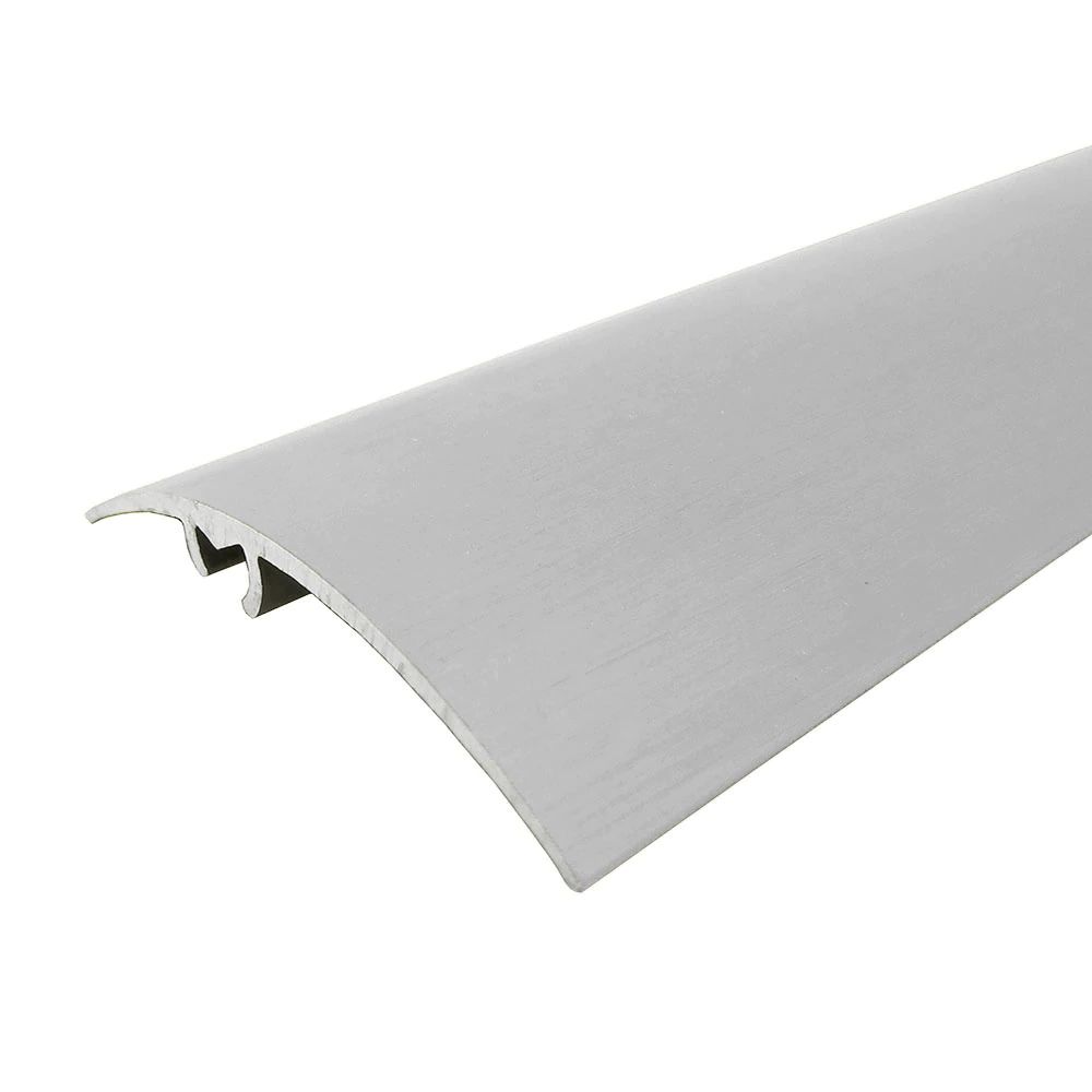 Profil de Trecere cu Functie Dubla cu Surub Ascuns, Aluminiu, 50 mm x 2.7 m, Culoare Frasin Gri