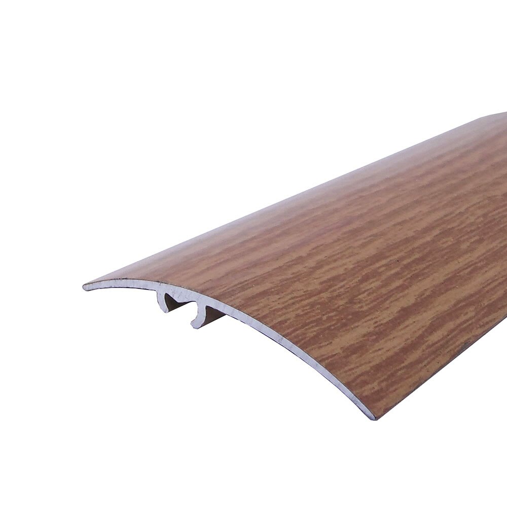 Profil de Trecere cu Functie Dubla cu Surub Ascuns, Aluminiu, 50 mm x 2.7 m, Culoare Nuc