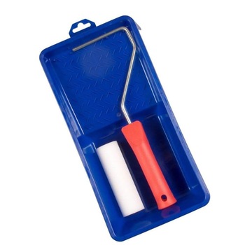 Set pentru Zugravit, Maner Trafalet, Tavita si Rola de Burete, Dimensiune Maner 100 mm Set pentru Zugravit, Maner Trafalet, Tavita si Rola de Burete, Dimensiune Maner 100 mm