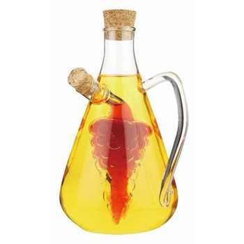 Oliviera sticla 2 in 1 EasyLife pentru ulei si otet 0.5l Oliviera sticla 2 in 1 EasyLife pentru ulei si otet 0.5l