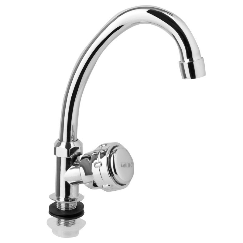 Baterie apa rece Sanitec,tip lebada,crom