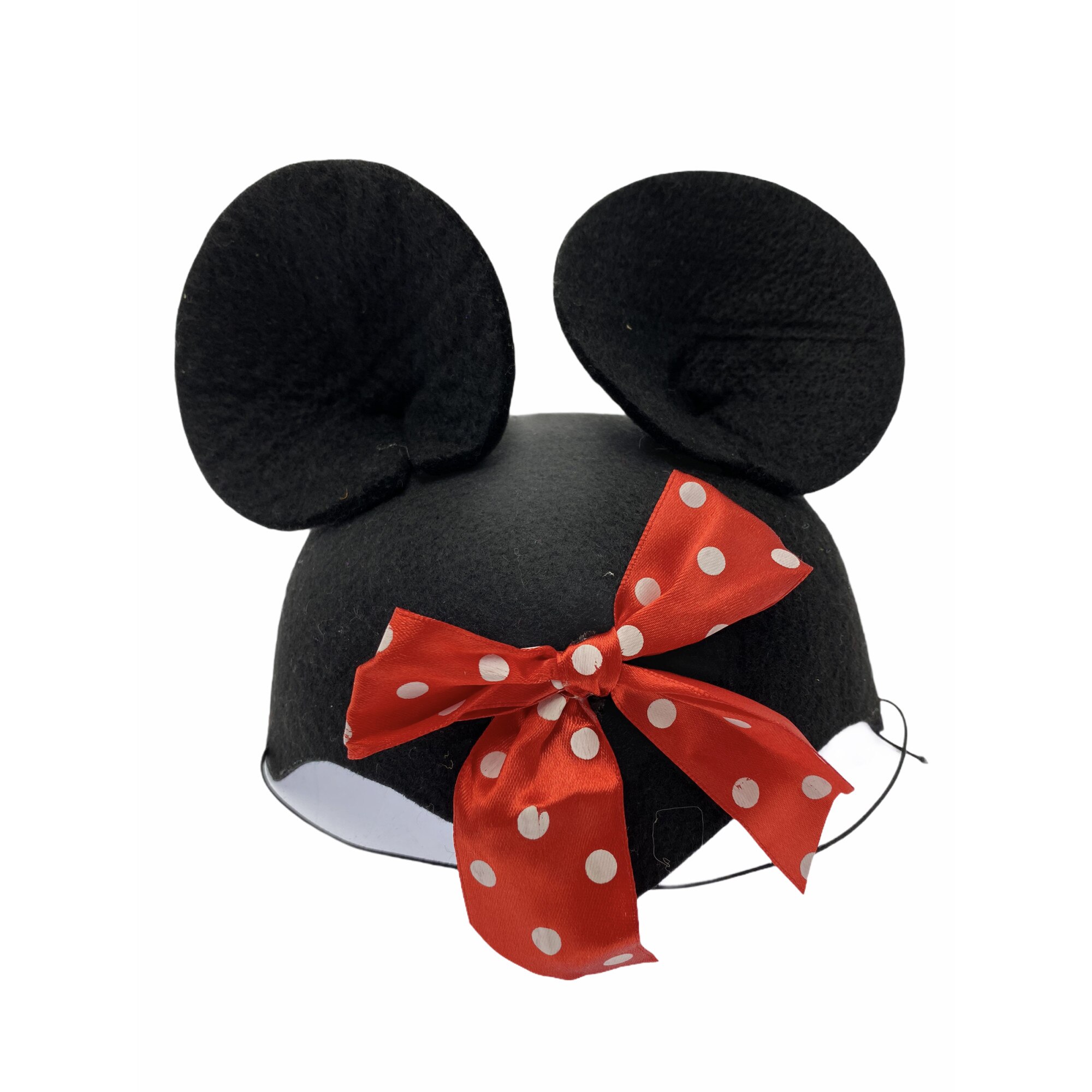 Palarie Minnie copii, Atelier, Petrecere, Negru/Rosu