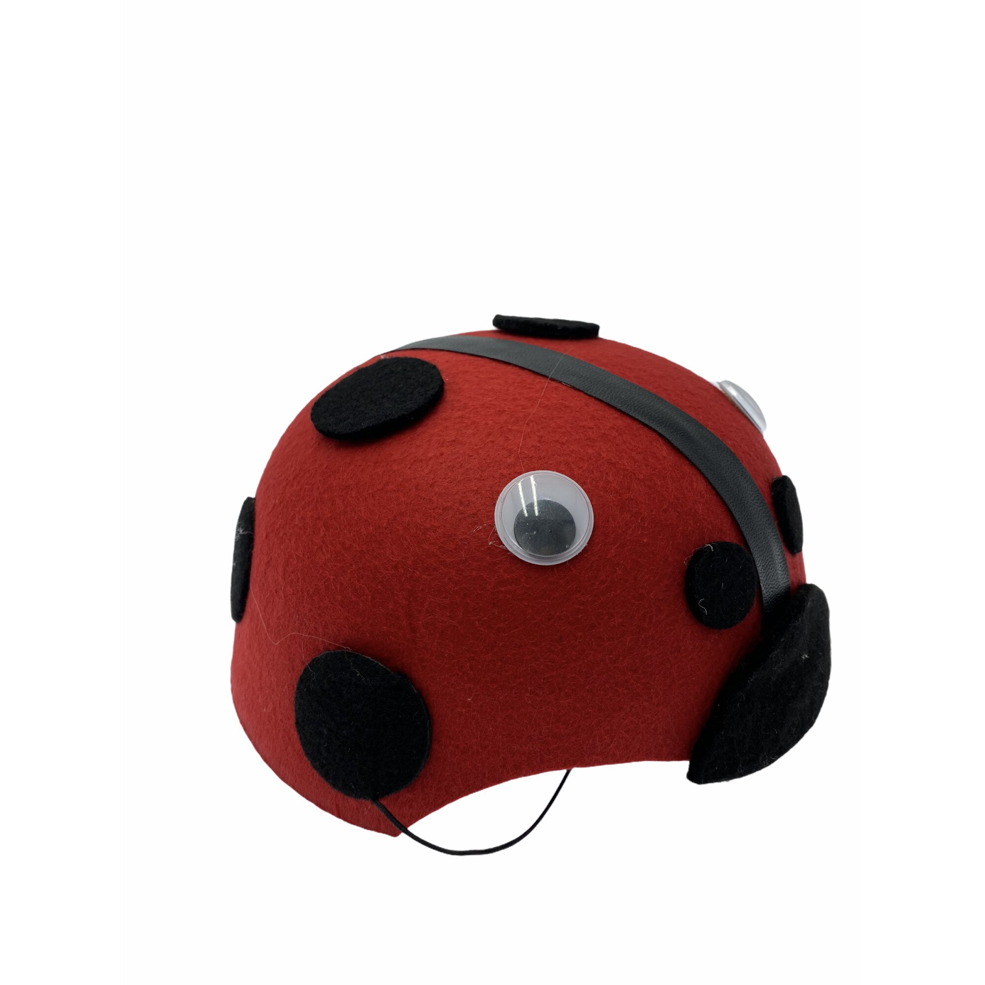 Palarie buburuza copii, Atelier, Petrecere, Negru/Rosu