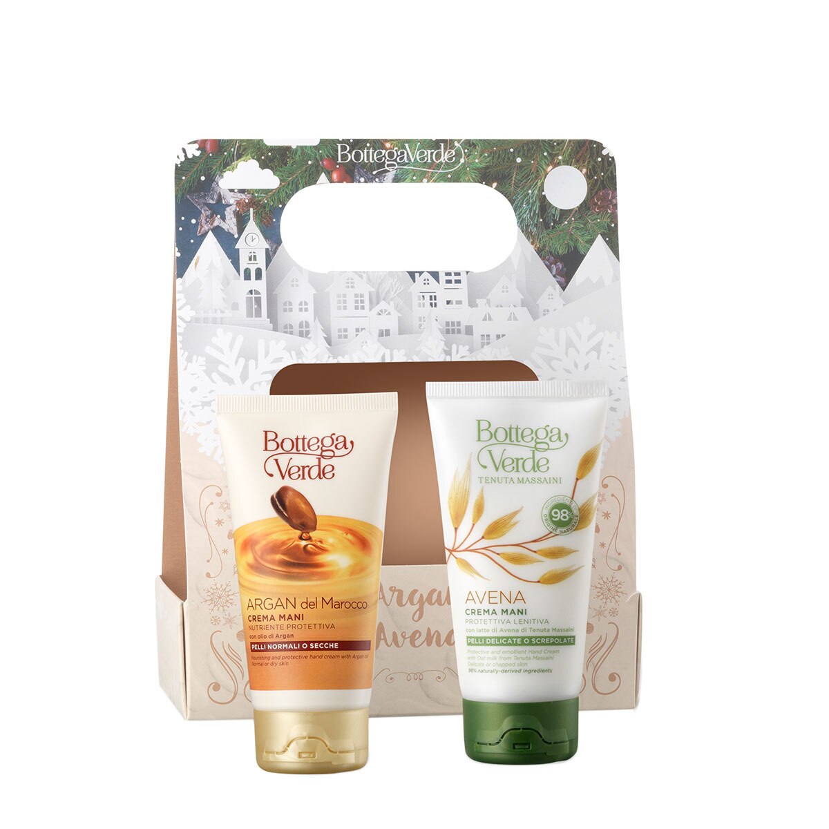 Set cadou Hidratare Intensa - Argan del Marocco, Avena, 75 ML, Bottega Verde