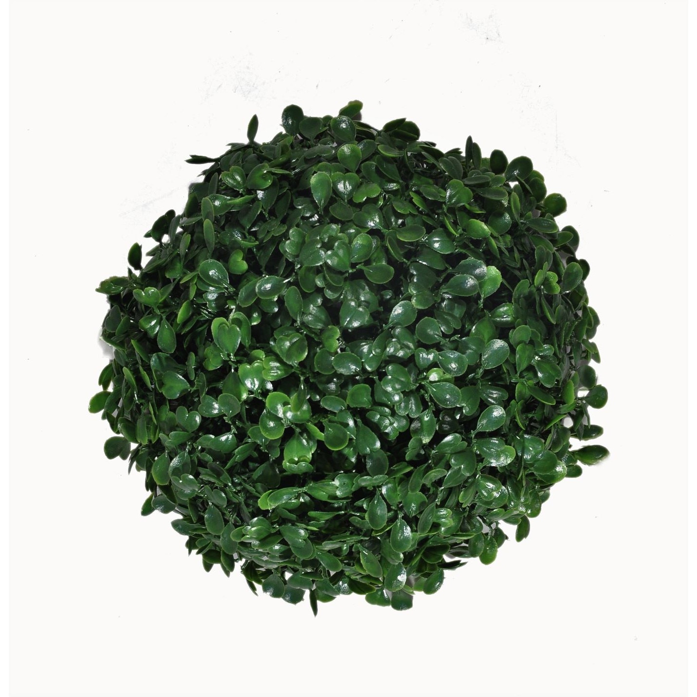 Sfera artificiala de cimisir-verde inchis, Green Collection, Diametru 18cm