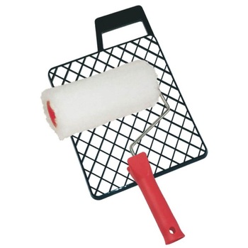 Set Ustensile de Zugravit, cu Rola cu Maner si Gratar, 180 mm Set Ustensile de Zugravit, cu Rola cu Maner si Gratar, 180 mm