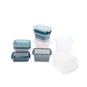 Set 11 casolete depozitare pe mai multe culori, Lowental Set 11 casolete depozitare pe mai multe culori, Lowental