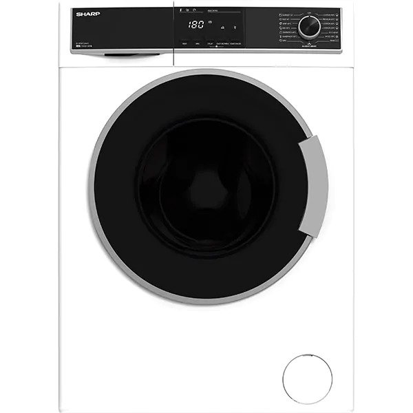 Masina de spalat rufe frontala SHARP ES-HFB812AWC-EE, Motor Advanced Inverter, 8 kg, 1200 rpm, Clasa A+++, Alb