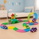 Set Masinute, Pista flexibila,157 Piese Neon lumineaza in intuneric